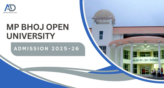 MP Bhoj Open University Admission 2025-26