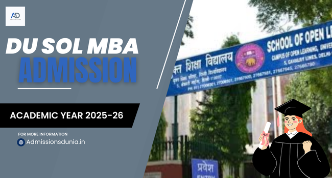 DU SOL MBA Admission 2025
