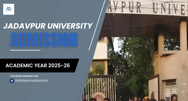 Jadavpur University Admission 2025-26