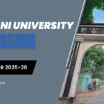 Kalyani University Admission 2025-26