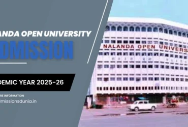 Nalanda Open University Admission 2025-26