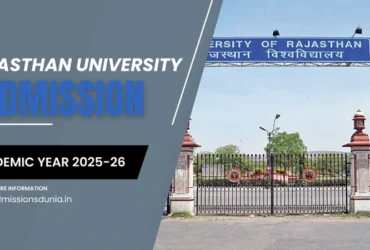 Rajasthan University Admission 2025-26