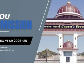 PSSOU Admission 2025-26