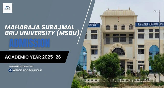 Maharaja Surajmal Brij University Admission