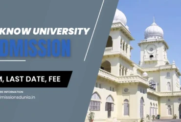 Lucknow University Admission Form 2026-27