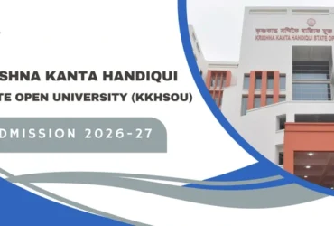 KKHSOU Admission 2026-27