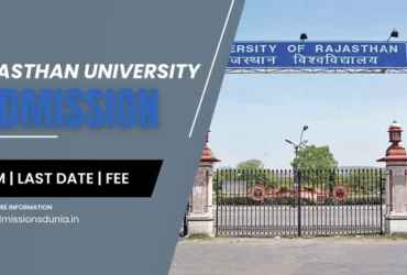 Rajasthan University Admission 2026-27