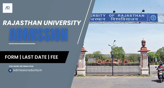 Rajasthan University Admission 2026-27