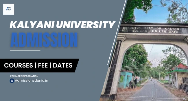 Kalyani University Admission 2026