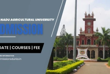 TNAU Admission 2026-27