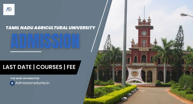 TNAU Admission 2026-27